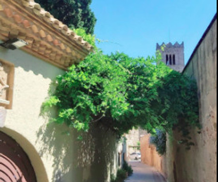 The Blue House of the Costa Brava Lenis attic