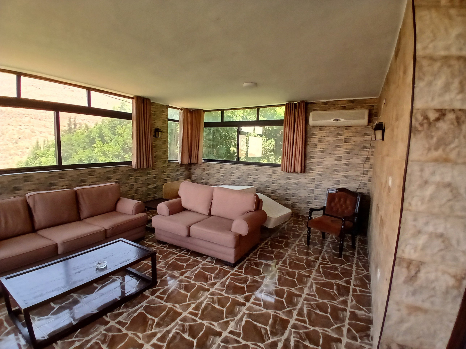 Living room sofas mountain view