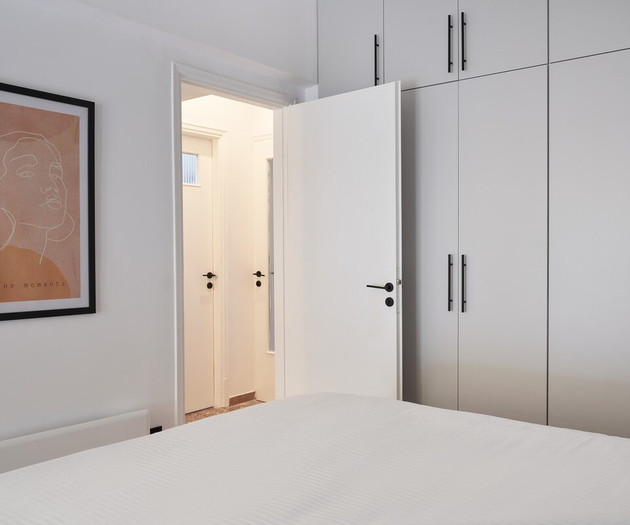 The second's bedroom wardrobe and door
