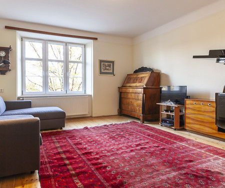 Flat with grand piano near Prague castle