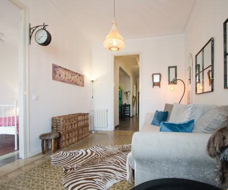 Cozy apartment, two double bedrooms in Eixample