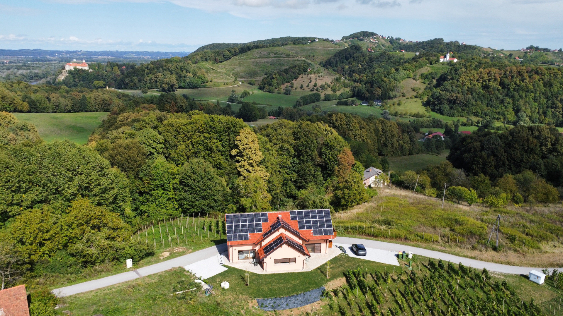From above