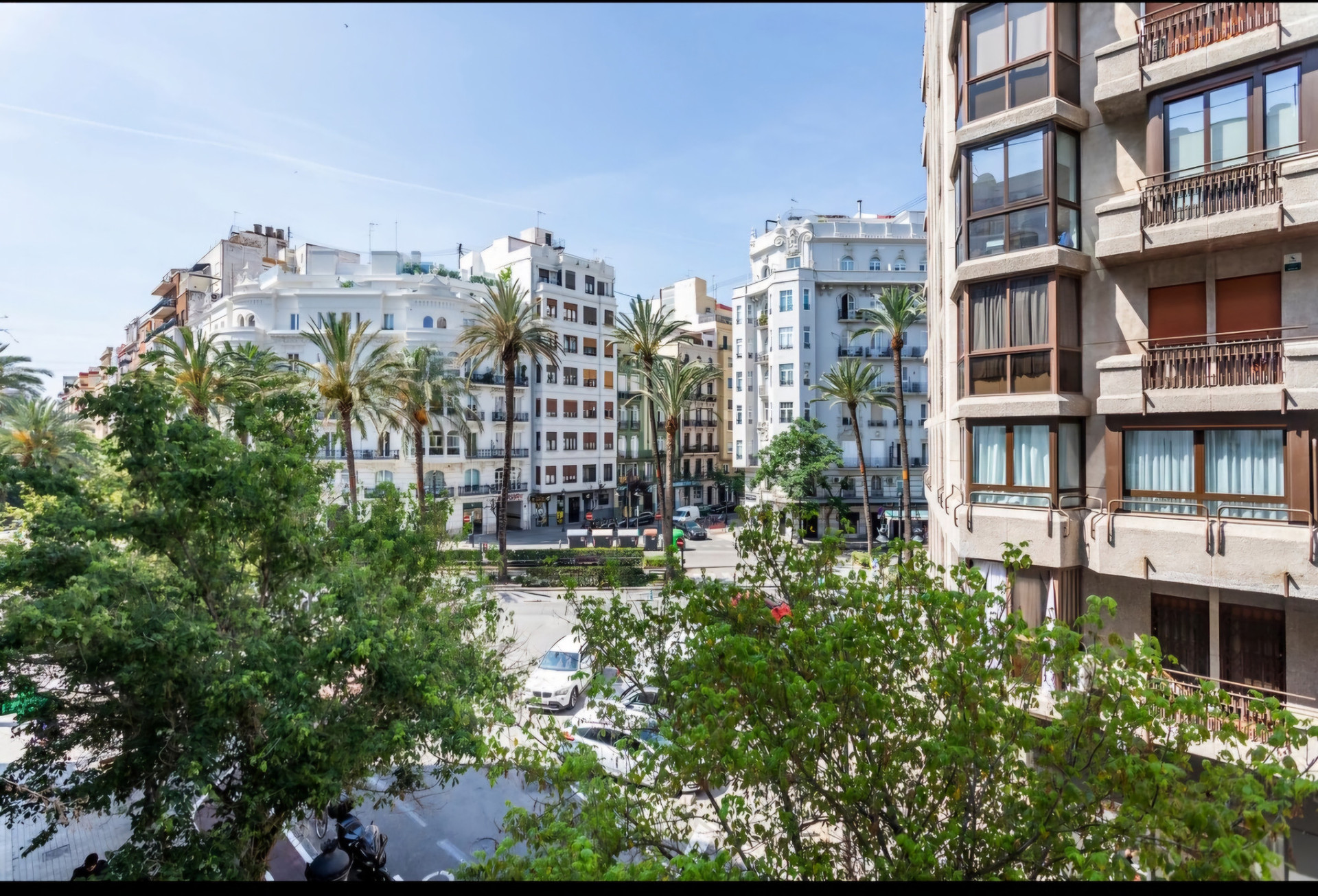 vistas desde el balcón