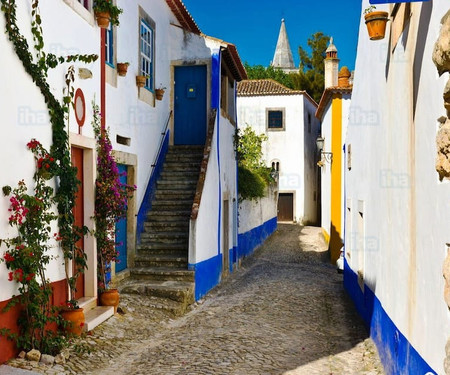 House inside the Obidos Castle