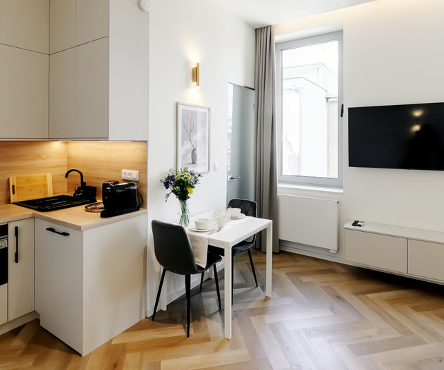 Modern flat in the city center, 1+kk