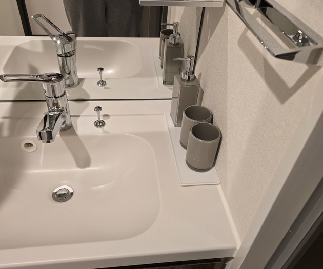 Bathroom fixture close-up