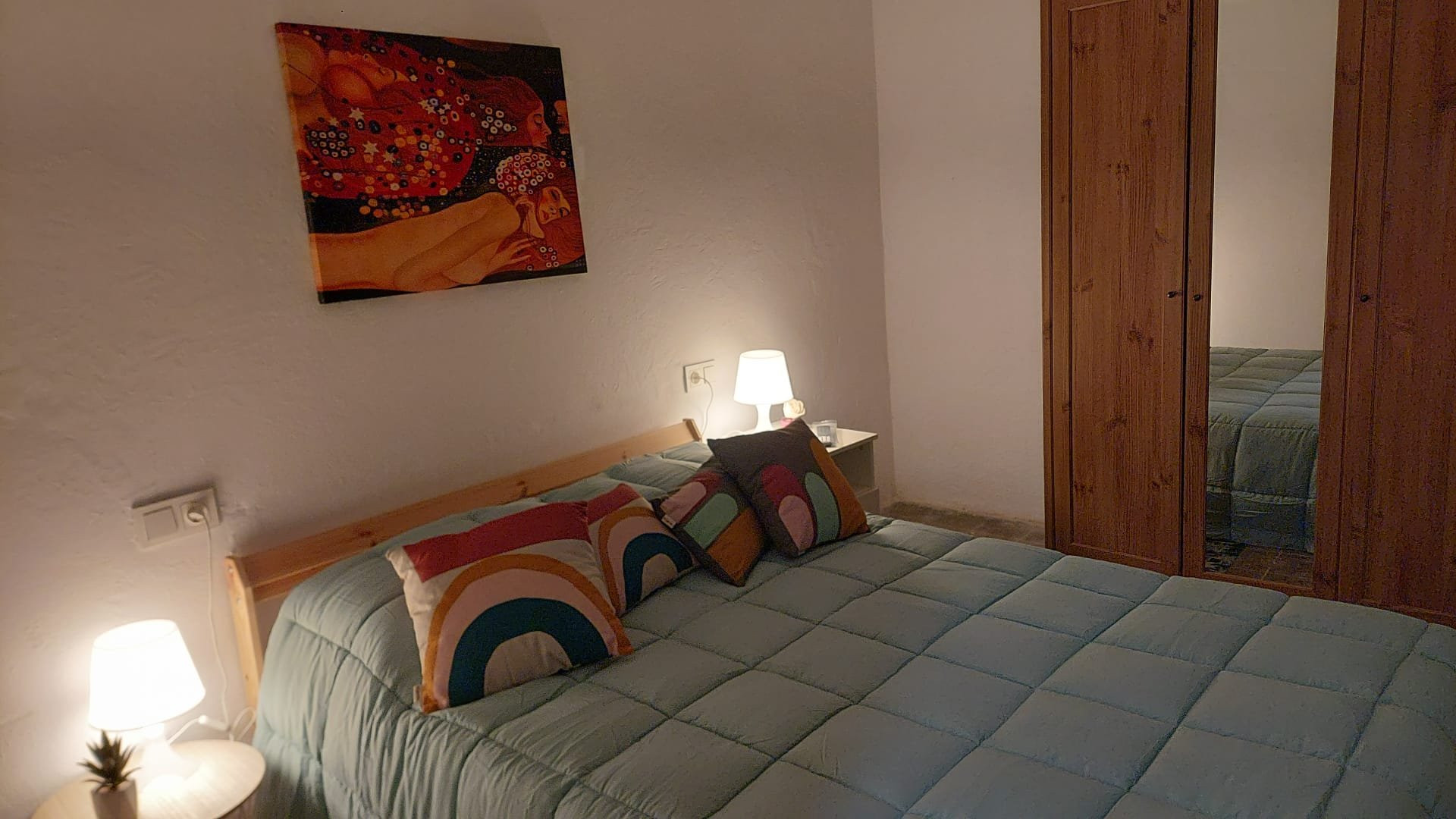 Bedroom with double bed