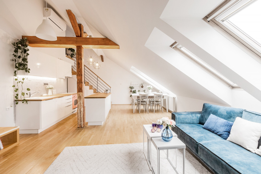 Bright and airy loft apartment preview