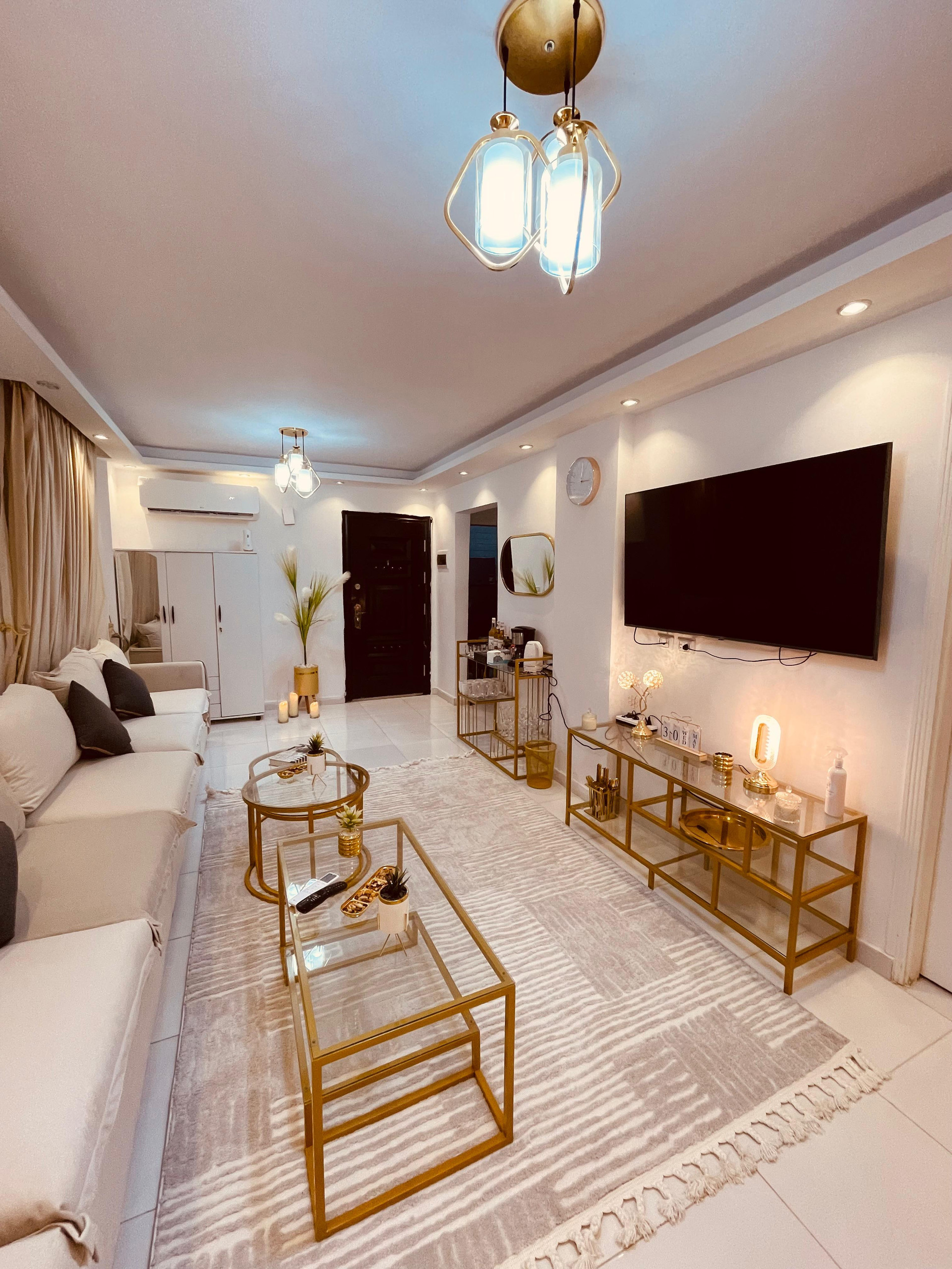 Living room, Air-conditioning, Coffee Corner, Garden View, Wi-Fi, Smart TV LG 60, Satellite, Coffee Maker, Wine Glasses, Mosquito net, Sofa, Patio & balcony, Darkening Shades