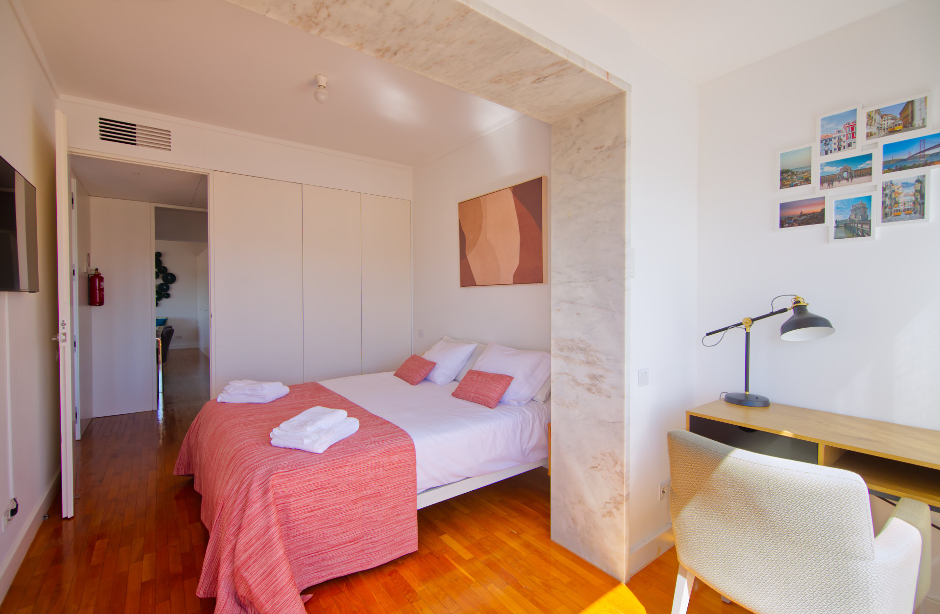 Master Bedroom with wardrobe and desk
