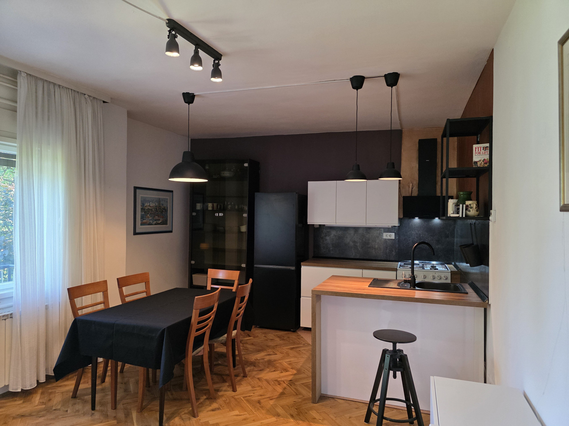 Kitchen with dining room