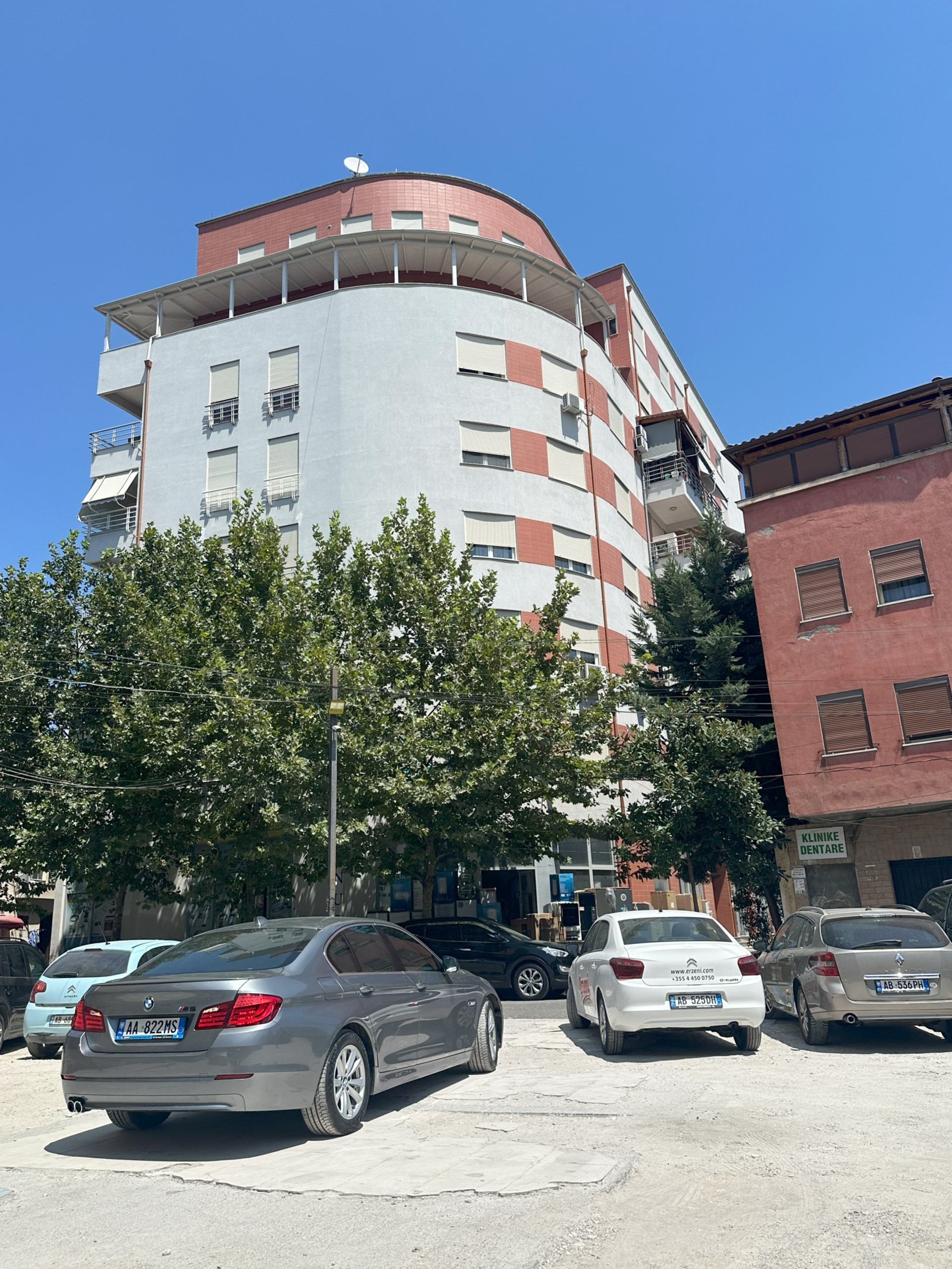 The building