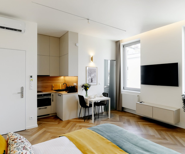 Modern flat in the city center, 1+kk