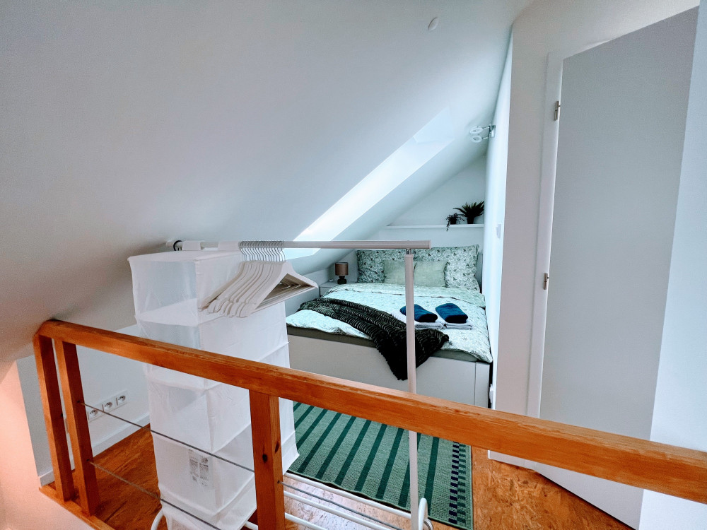 Attic and peaceful with View + parking