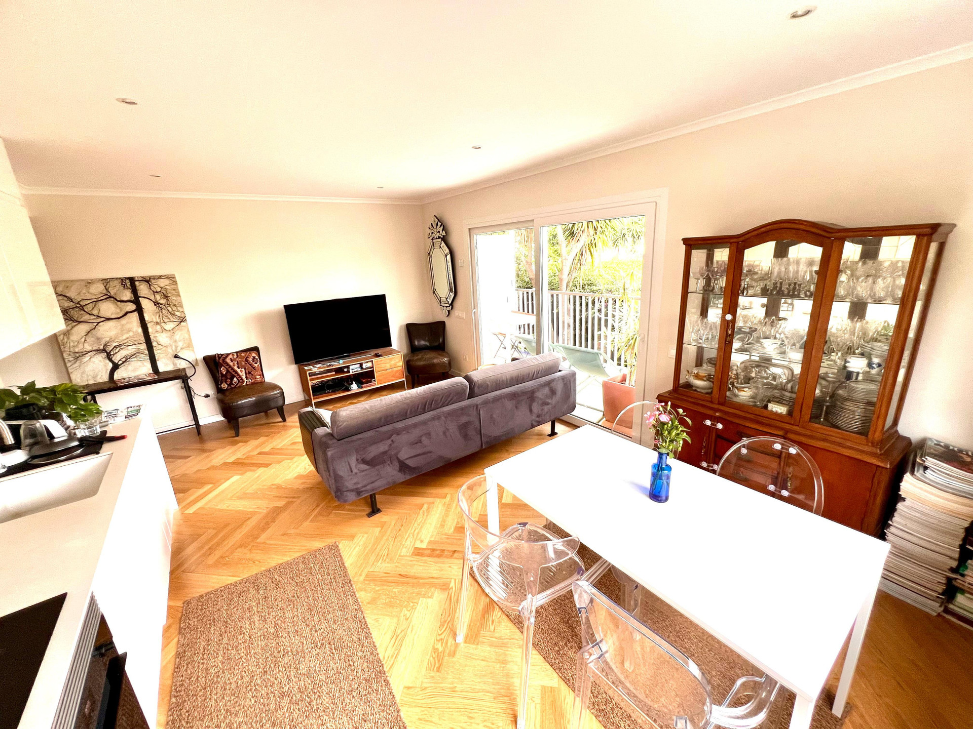 Living and dining room combo