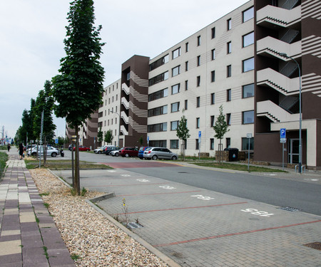 Sunny flat with terrace and parking, Brno-Slatina