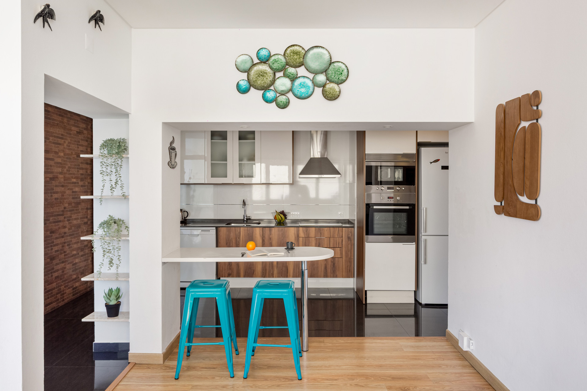 Kitchen area.