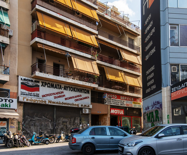 Building exterior street view