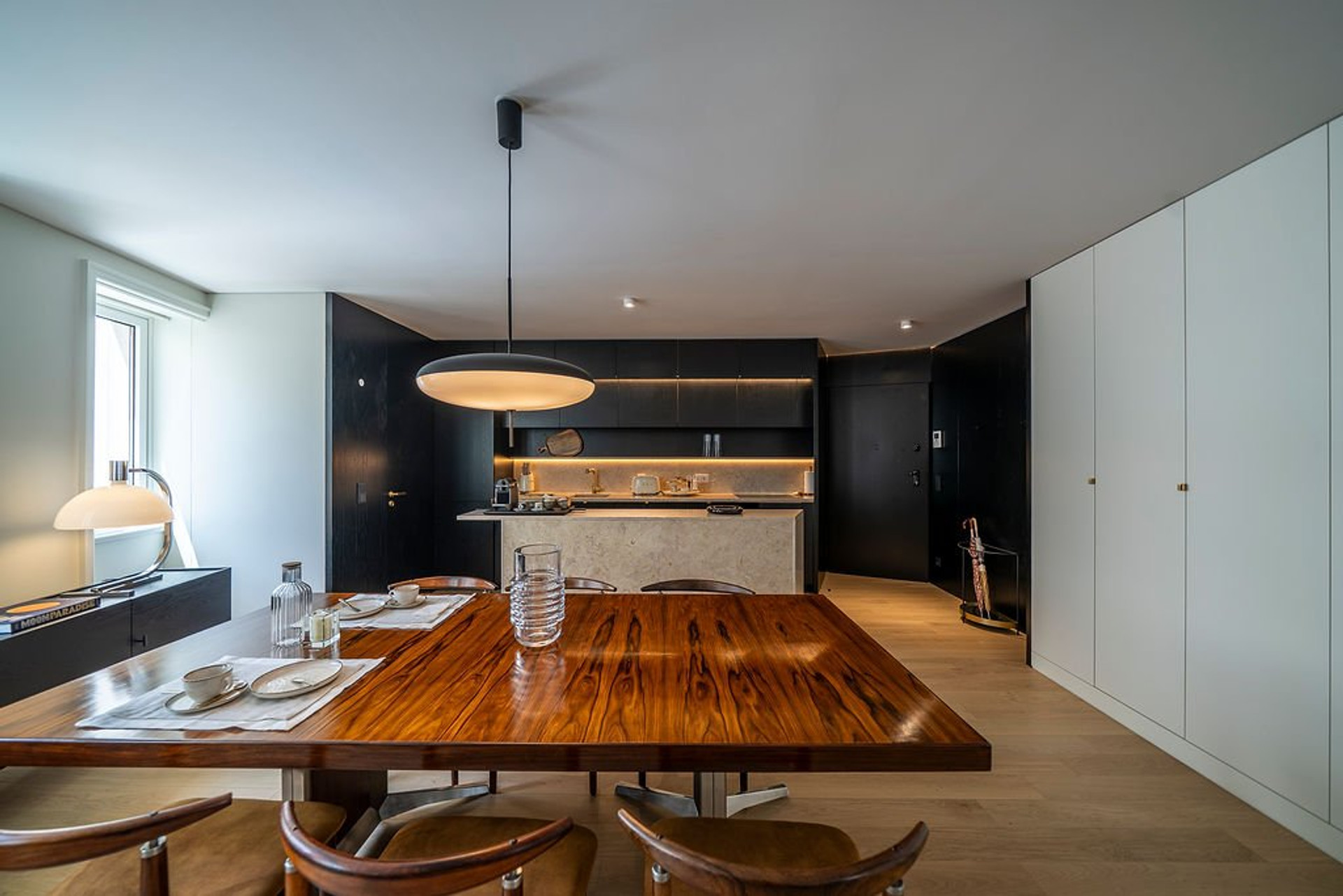 Kitchen from the living room
