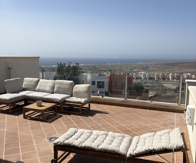 Terrace lounge chairs, view