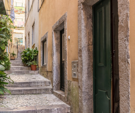 Alfama Beco dos Ramos with amazing sea view