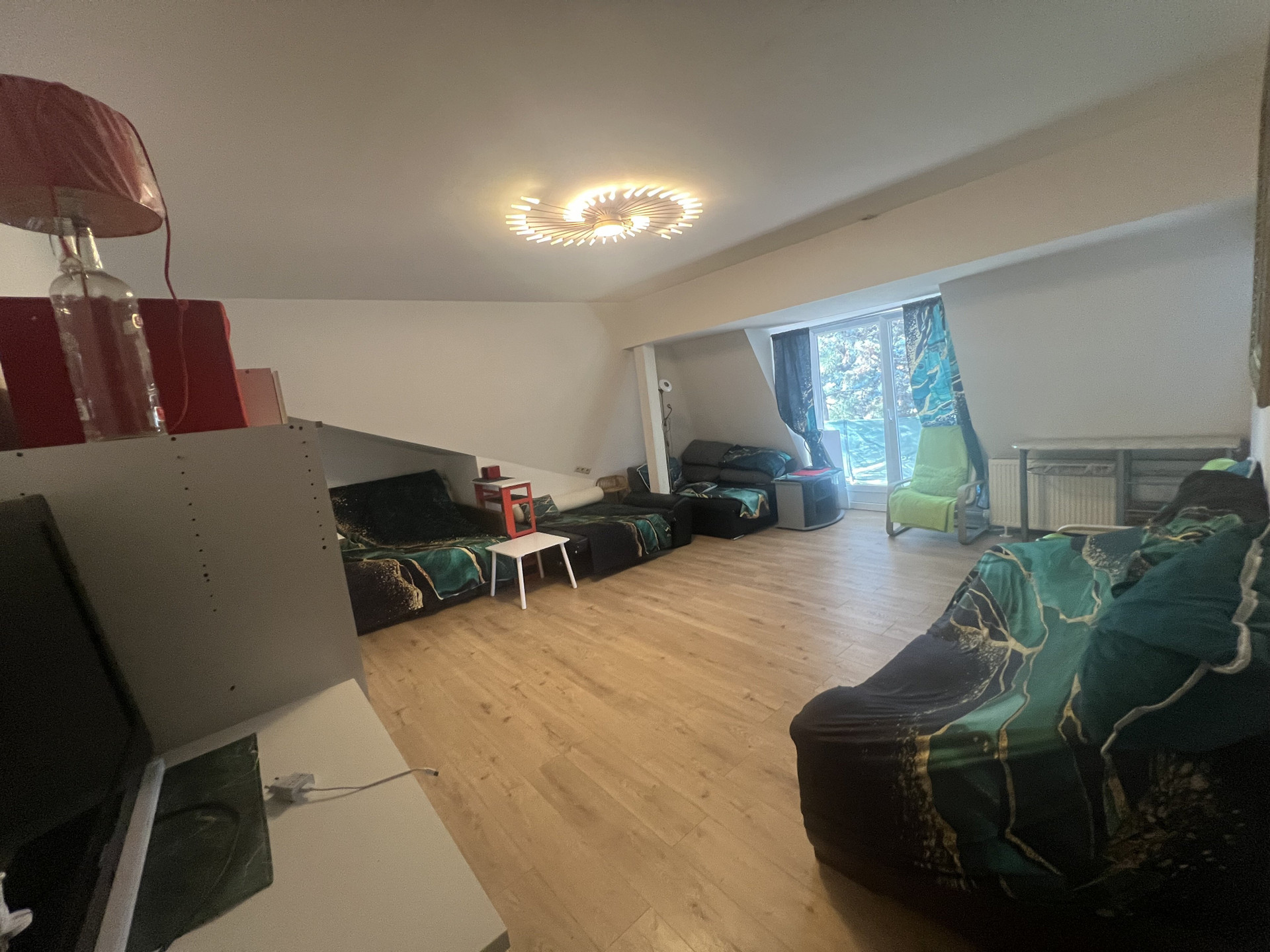 Living room with seating area