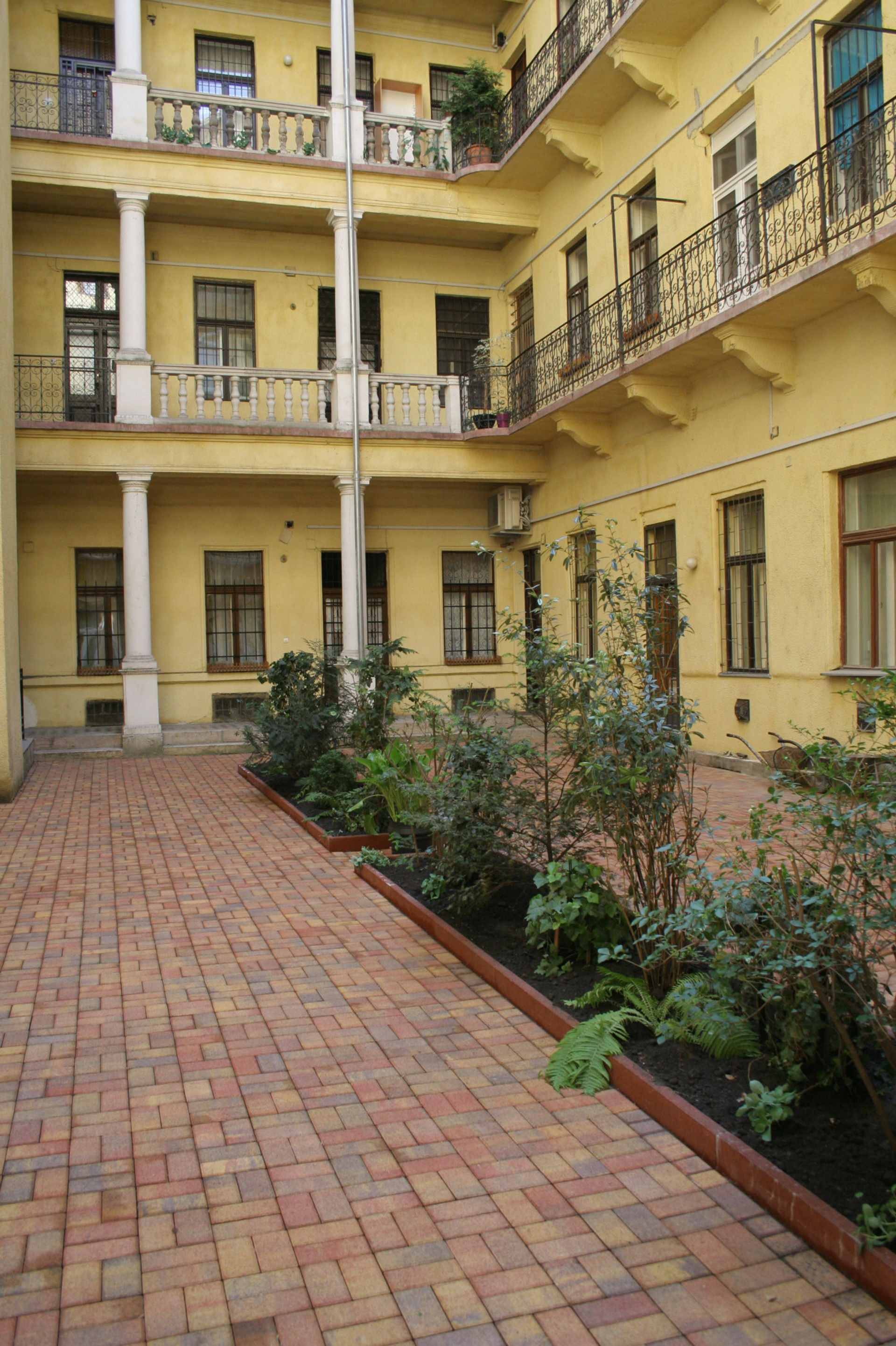 Quiet courtyard