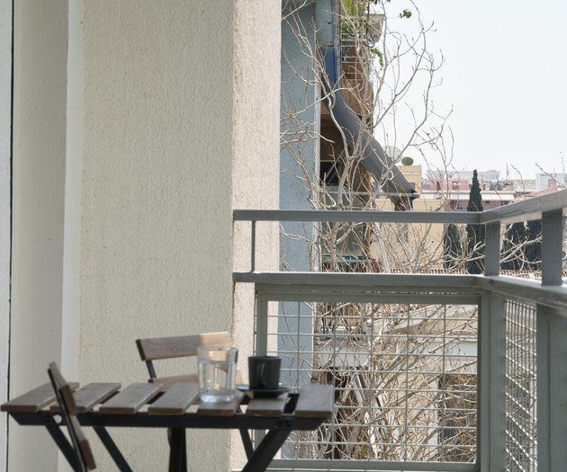The balcony's table
