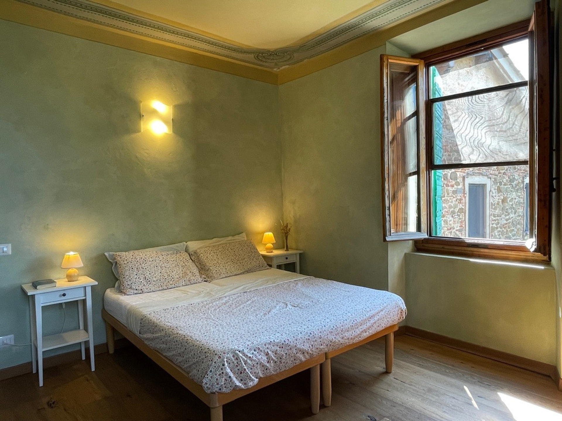 Bed in private room
