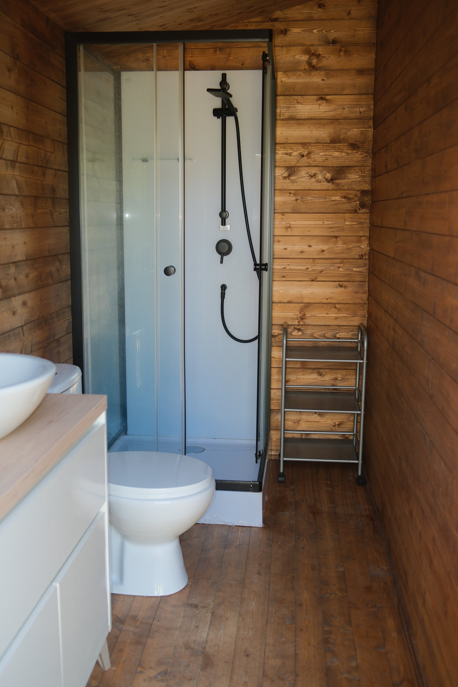 Bathroom with shower and toilet