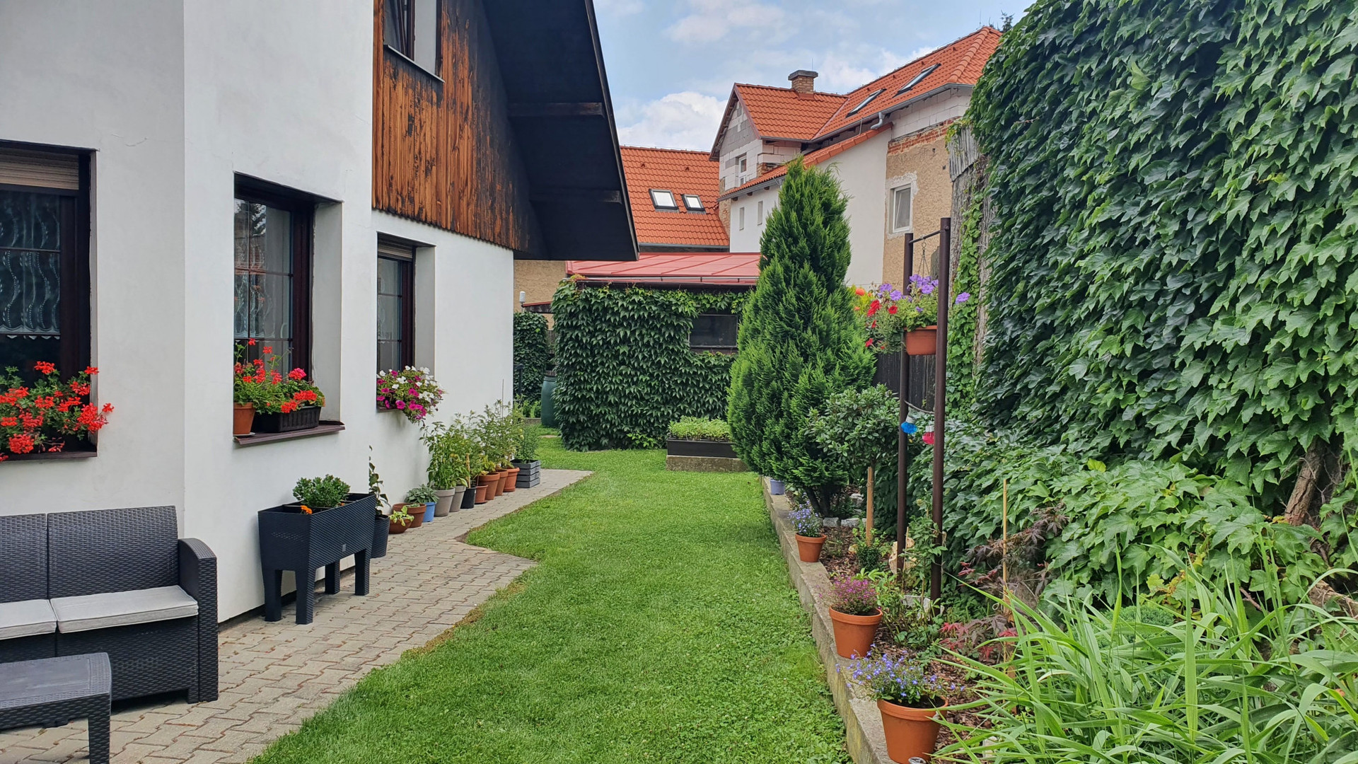 Side of house