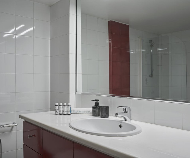 The main bathroom