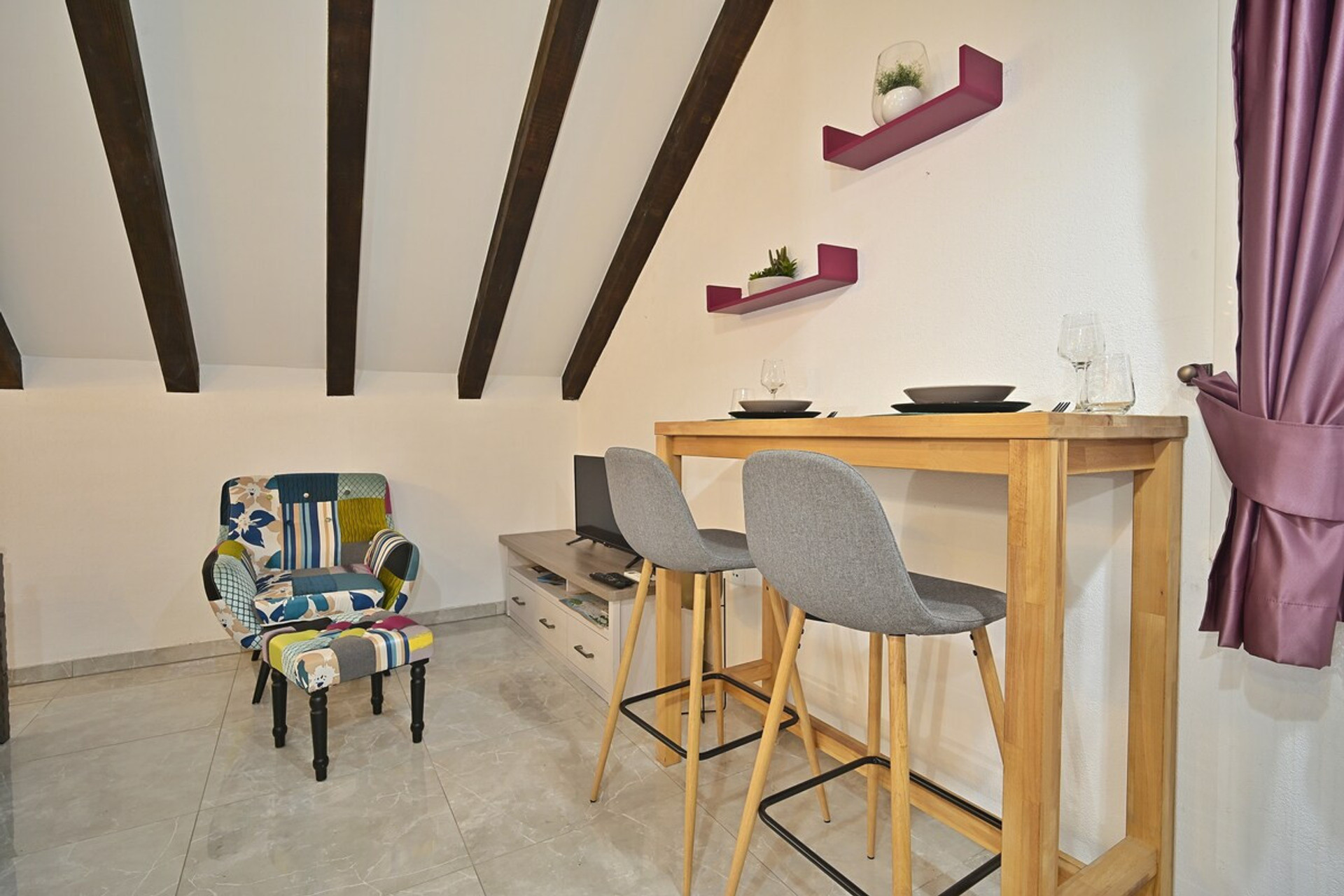 Dining table.