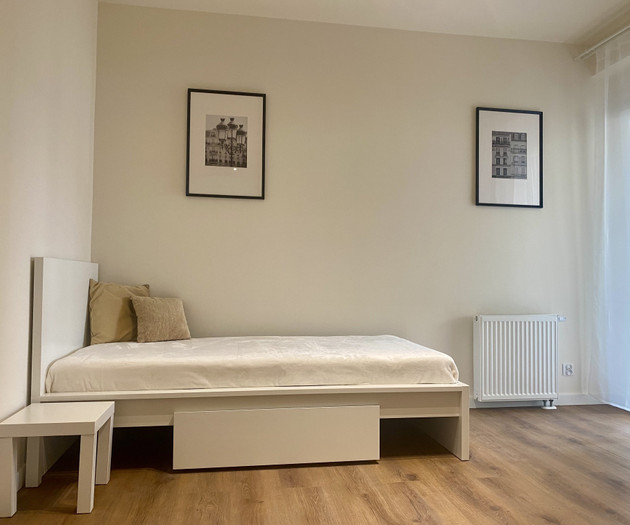 big, air- conditioned room, center of Warsaw
