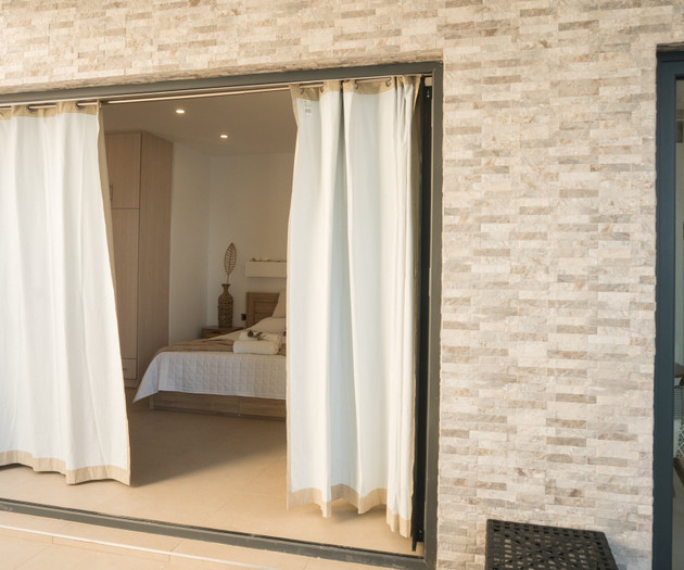 Bedroom seen from terrace