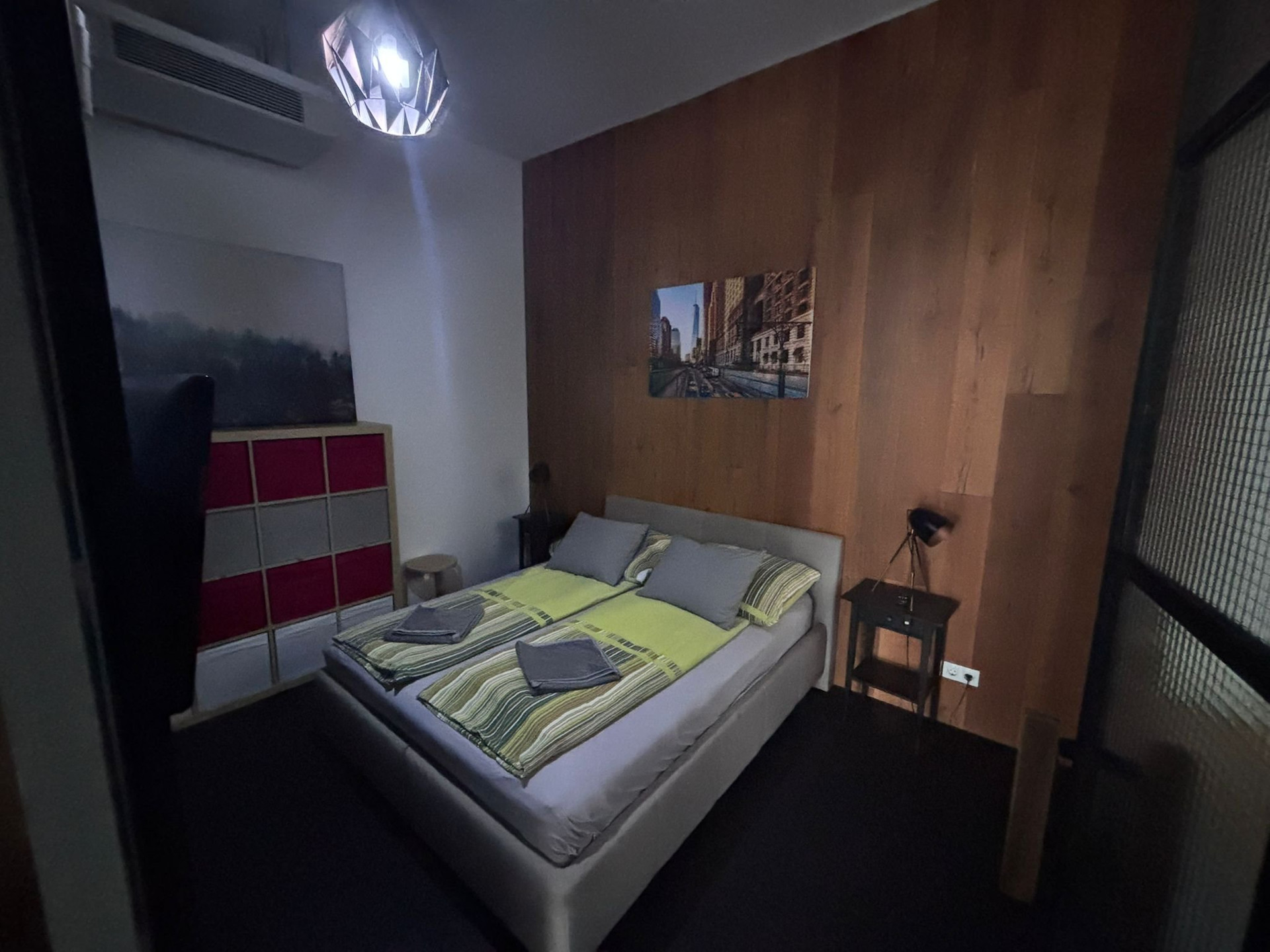 Separated bedroom