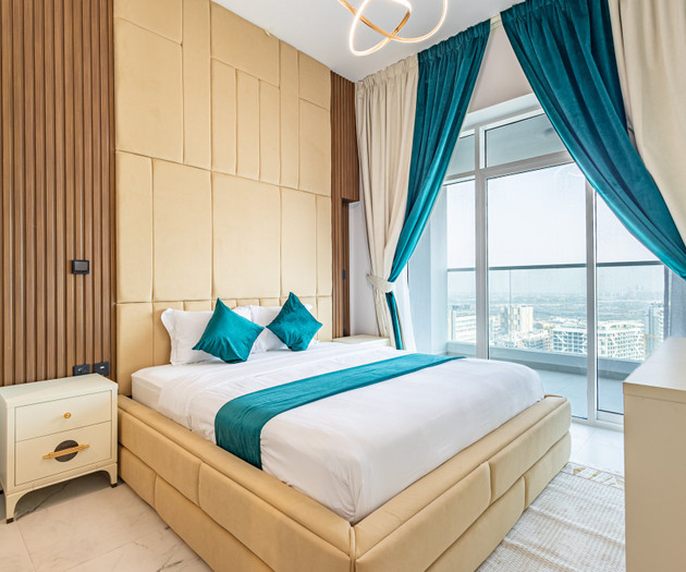 Near Miracle Garden | 1BR, Pool+Gym, Balcony Arjan