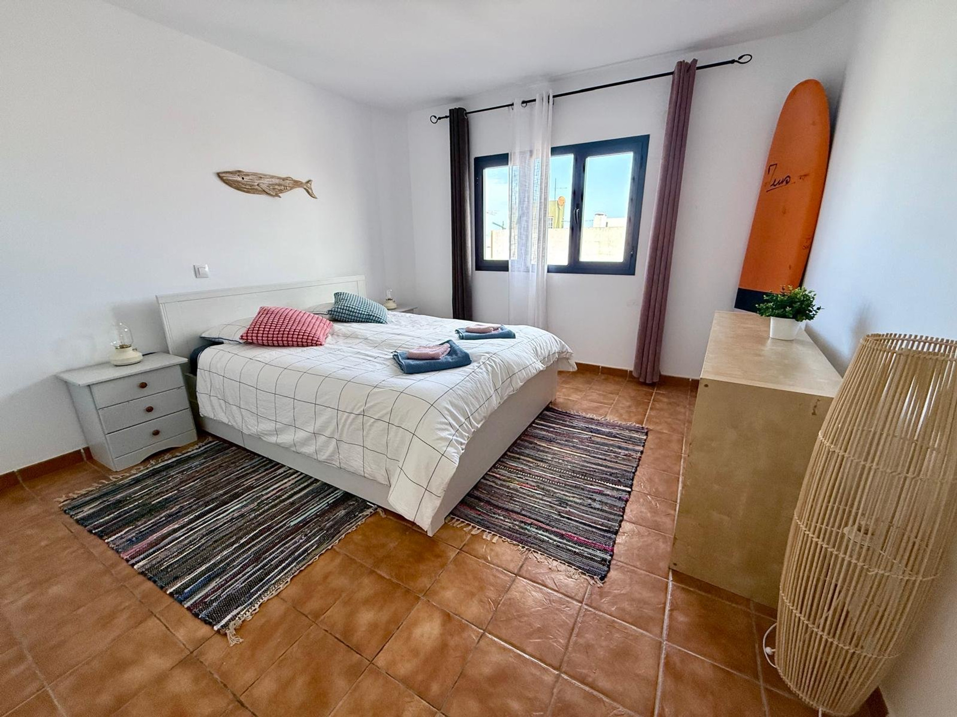 Bedroom with TV