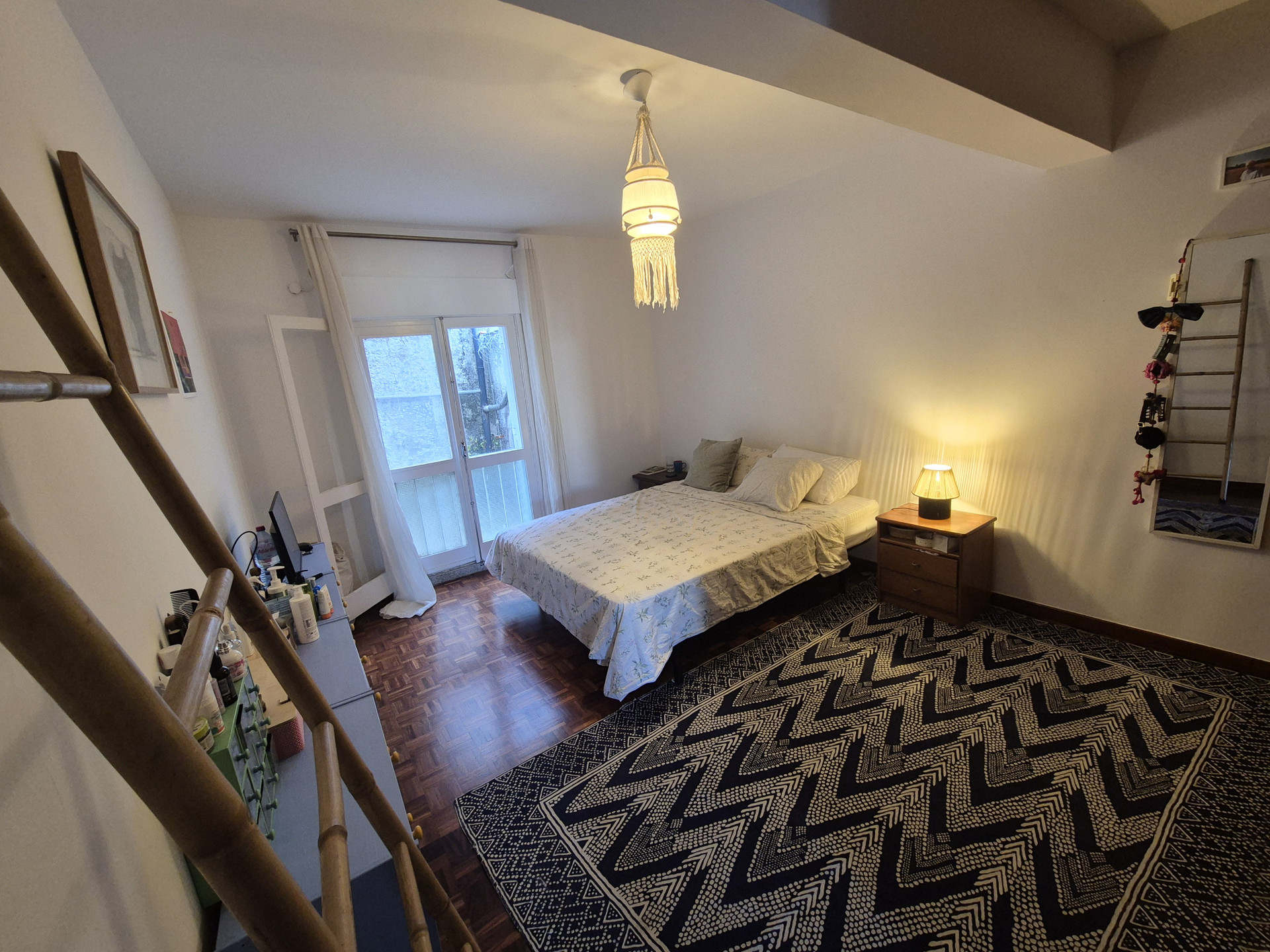Bedroom with balcony access