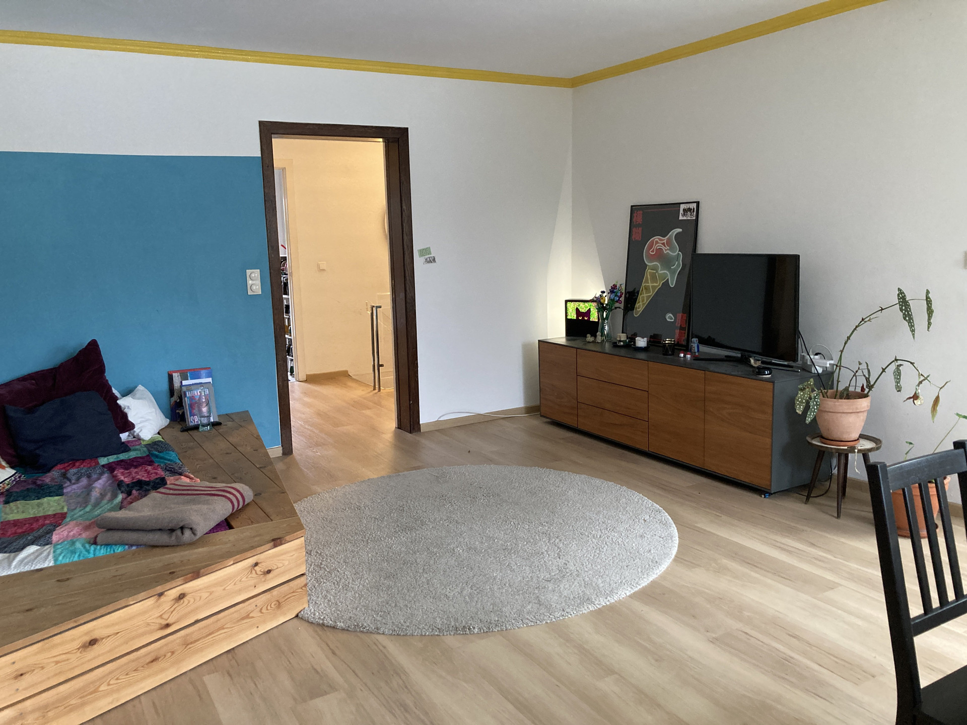 Living room with TV