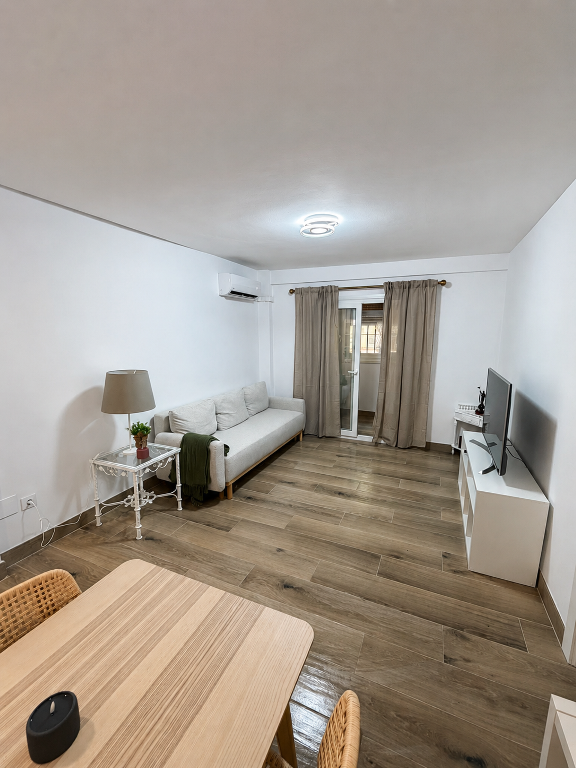 Living room with sofa and TV
