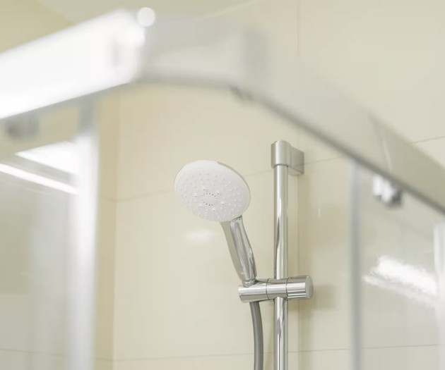 Shower head close-up