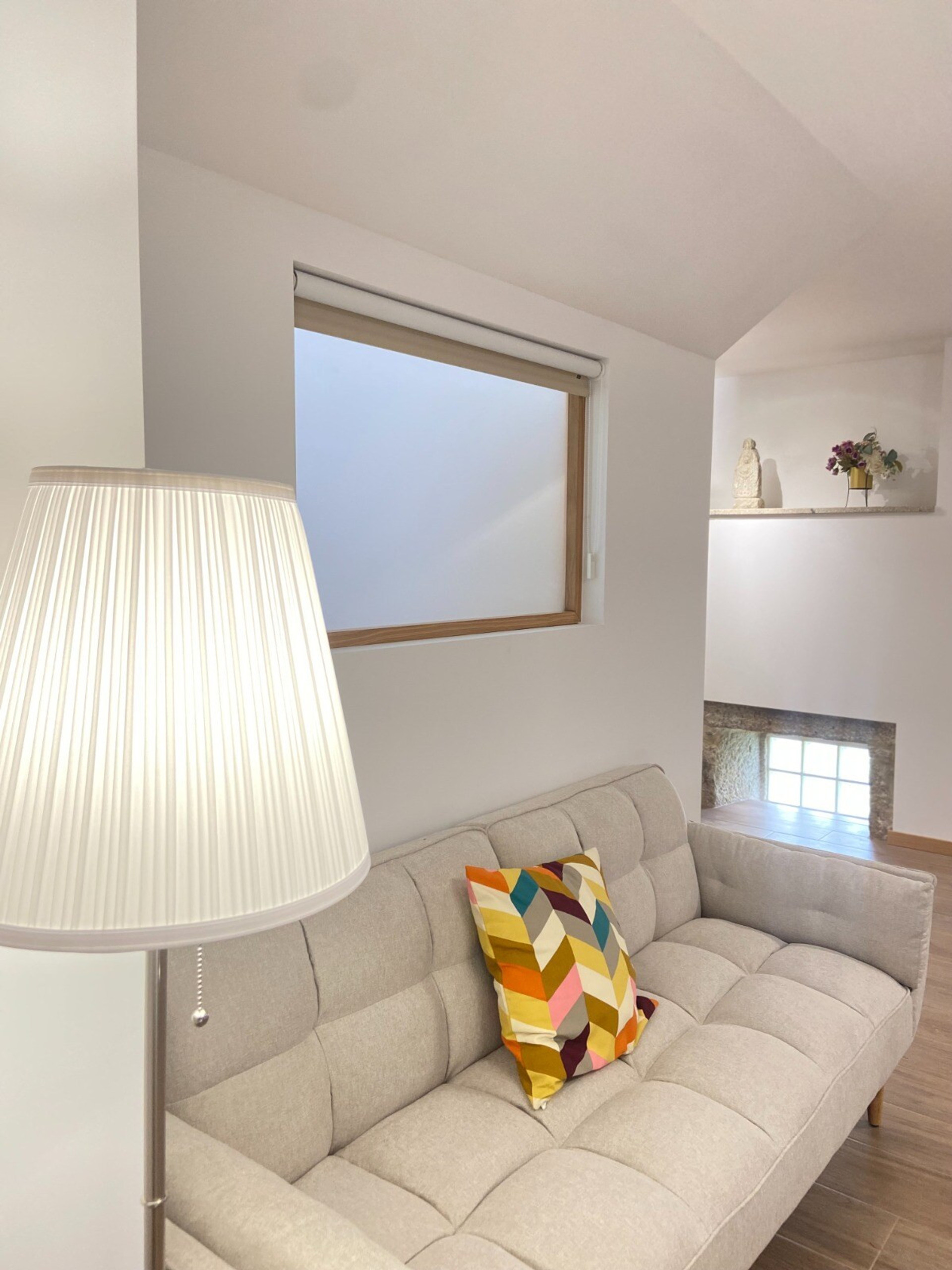 Living room with sofa-bed.