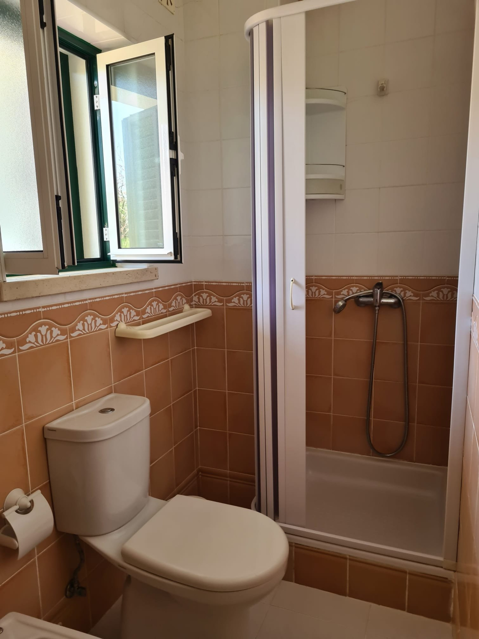 Bathroom with shower and toilet