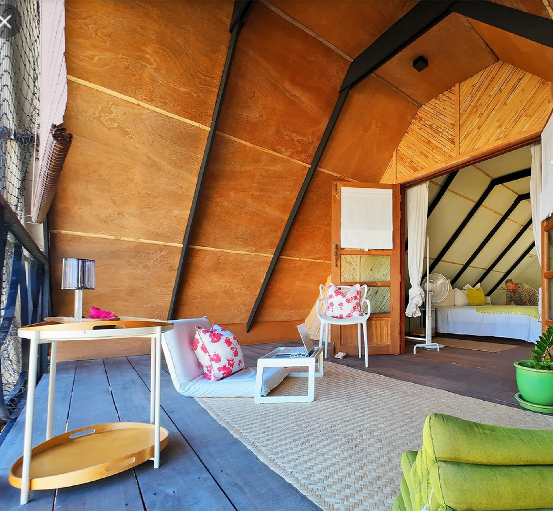 Upstairs Veradah - off the bedroom 