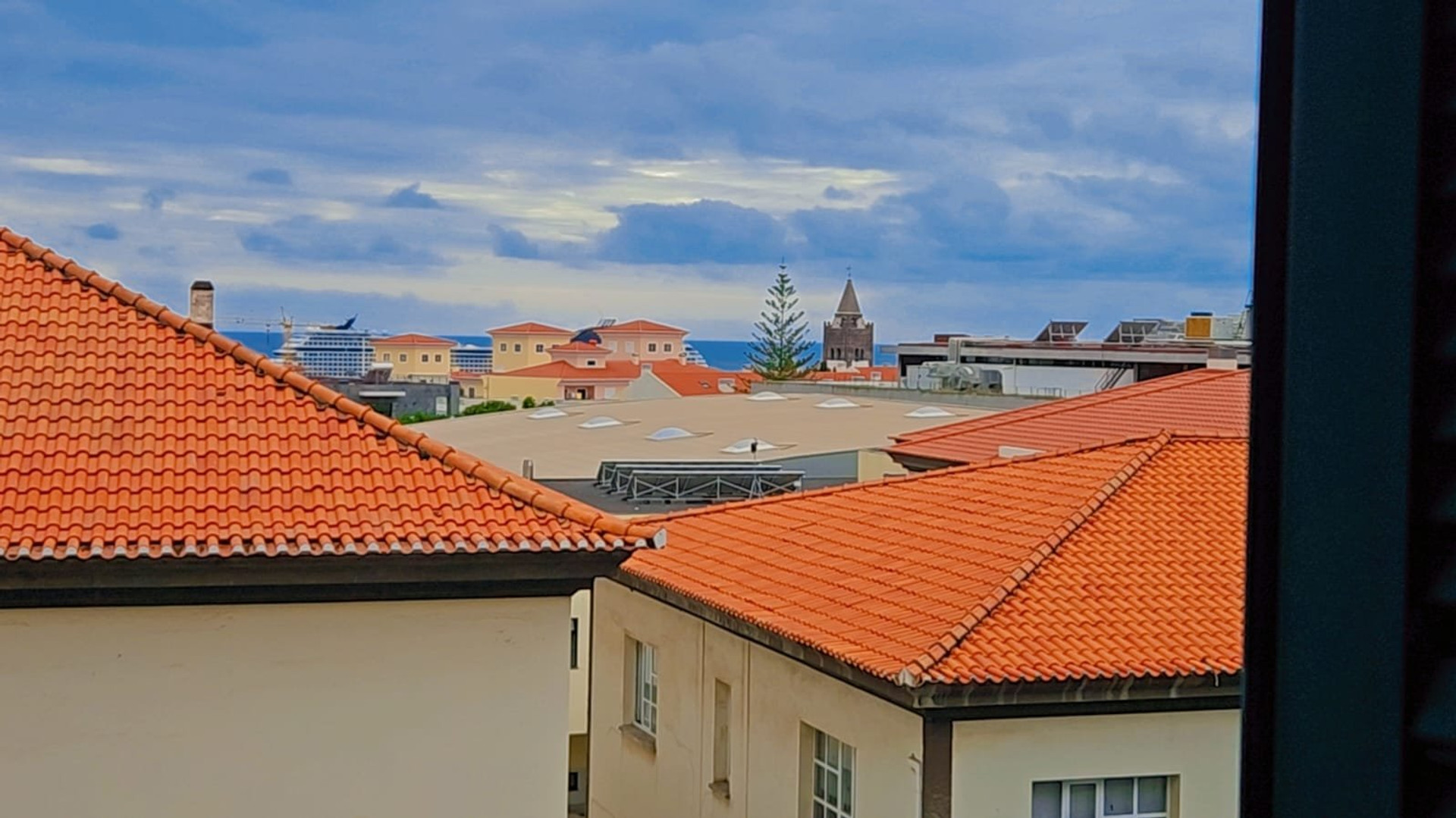 views from balcony