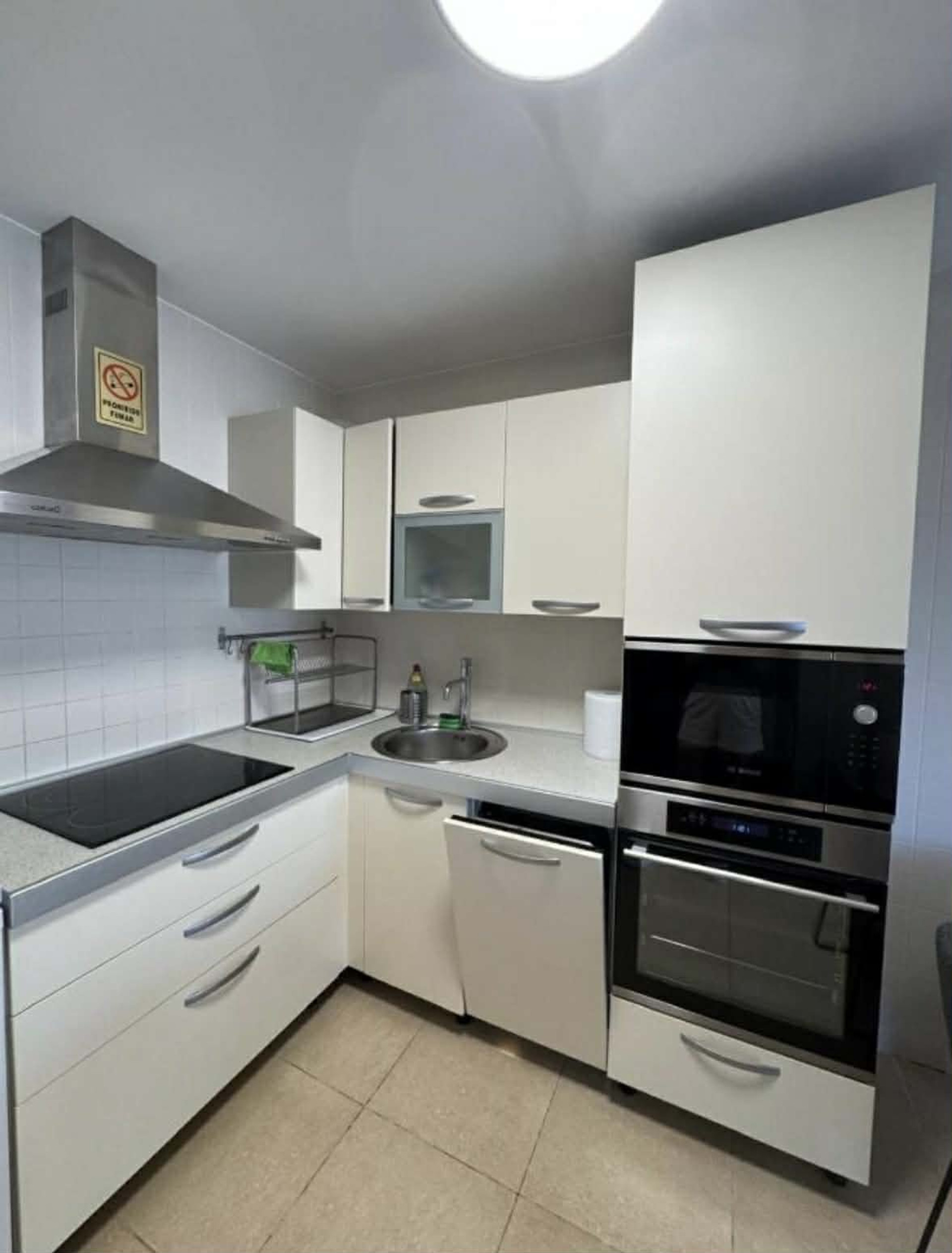 Modern white kitchen