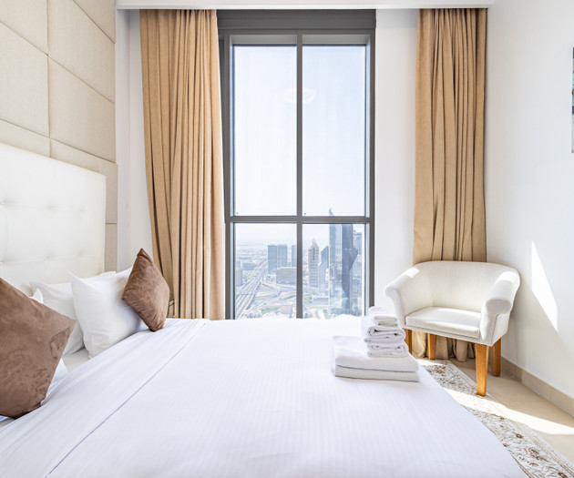 Elegant Downtown 3BR | Burj Khalifa View