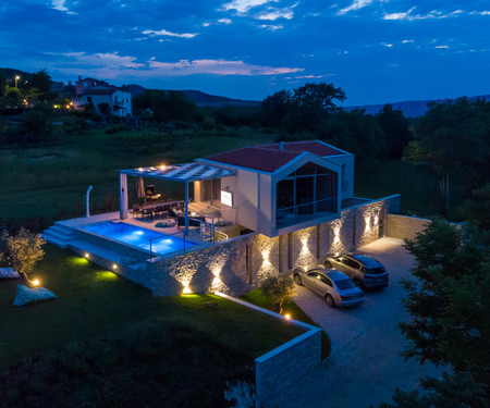 Motovun: 4 bedroom villa with pool & stunning view