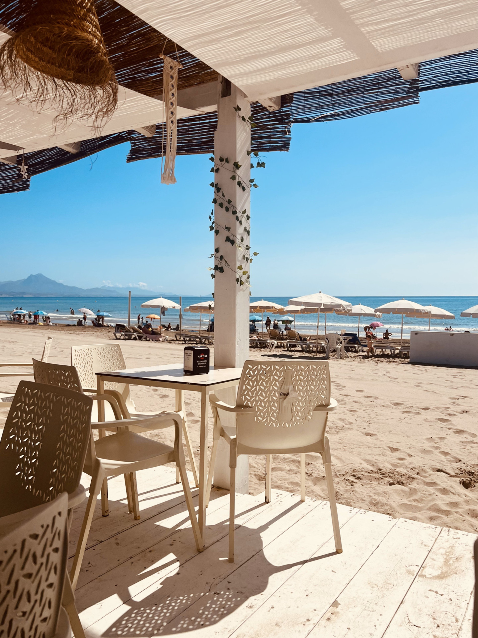 Chiringuito at less than 5 minutes walking distance from the apartment